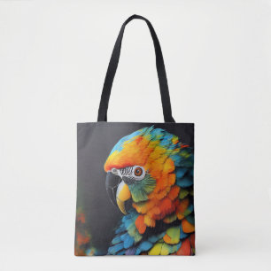 Bolso De Tela Parrot Bird Animal Discovery Adventure Nature