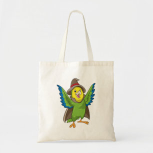 Bolso De Tela Parrot como asistente con Gorra