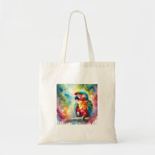 Bolso De Tela Parrot Cotorra 050824AREF120 - Watercolor