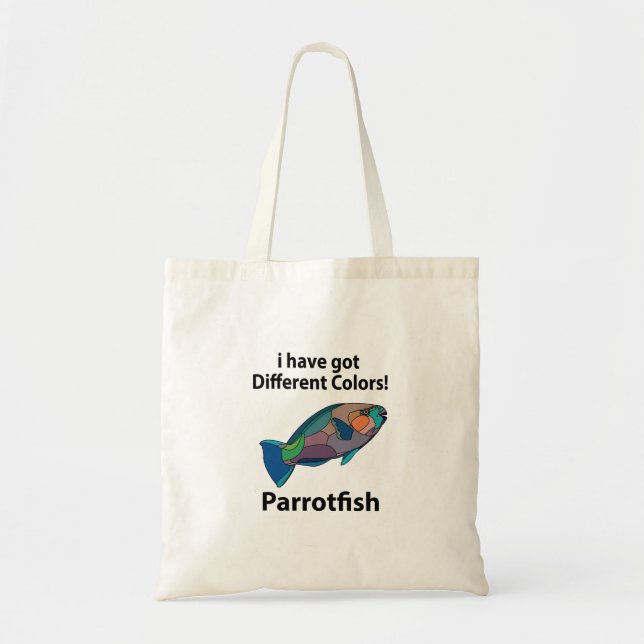Bolso De Tela Parrotfish Funny (Frente)