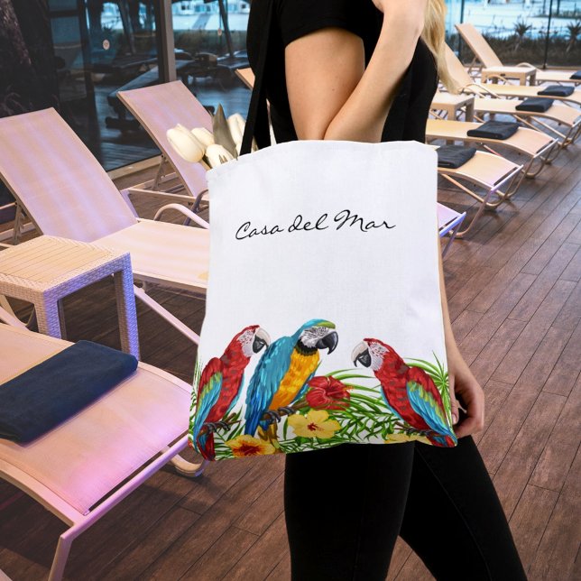 Bolso De Tela Parrots sale del nombre de la casa de verano (Subido por el creador)