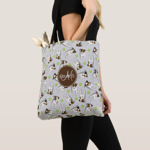 Bolso De Tela Parson Jack Russell Terriers patrón CUALQUIER colo