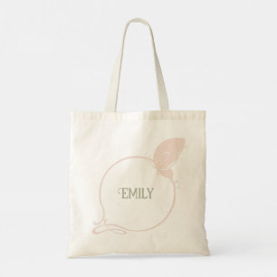 Bolso De Tela Partido Británico Art Nouveau Rubor Nombre de mari