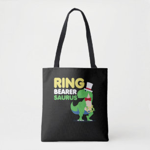 Bolso De Tela Partido de la Boda Rex Dinosaur