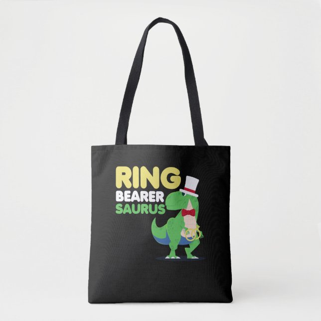 Bolso De Tela Partido de la Boda Rex Dinosaur (Anverso)