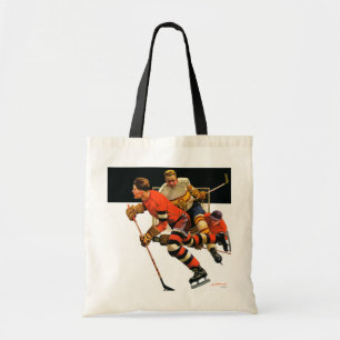 Bolso De Tela Partido del hockey sobre hielo