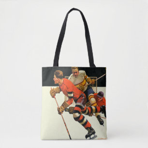 Bolso De Tela Partido del hockey sobre hielo