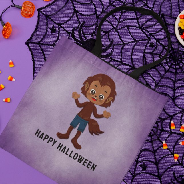 Bolso De Tela Partido Halloween para Niños Werewolf (Subido por el creador)