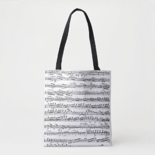 Bolso De Tela Partitura para la insinuación a 'Egmont