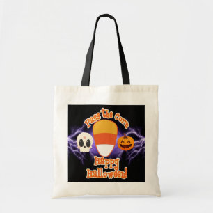 Bolso De Tela Pasa la Mazorca de Halloween 