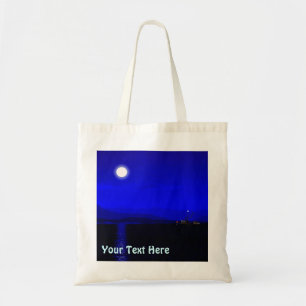 Bolso De Tela Pasaje con luz de la luna