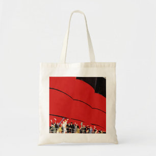 Bolso De Tela Pasajeros de crucero vintage diciendo adiós