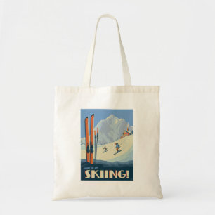 Bolso De Tela Pasar el día esquiando la cosecha