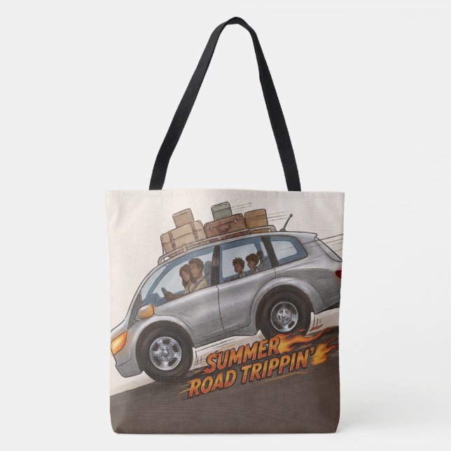 Bolso De Tela Paseando en verano (Anverso)