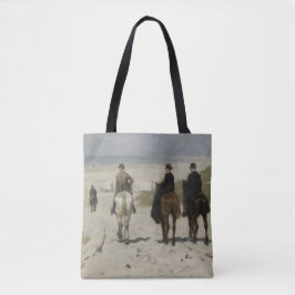 Bolso De Tela Paseo a caballo por la playa - Bella Artes