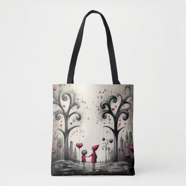 Bolso De Tela Paseo de amor de madre (Anverso)