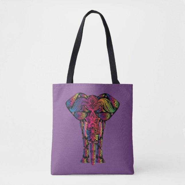 Bolso De Tela Paseo del elefante (Anverso)