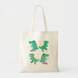 Bolso De Tela Paseo Disco de Dinos