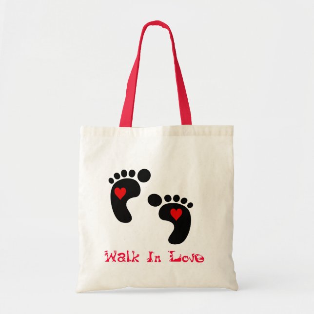 BOLSO DE TELA PASEO EN TOTE DEL AMOR (Frente)