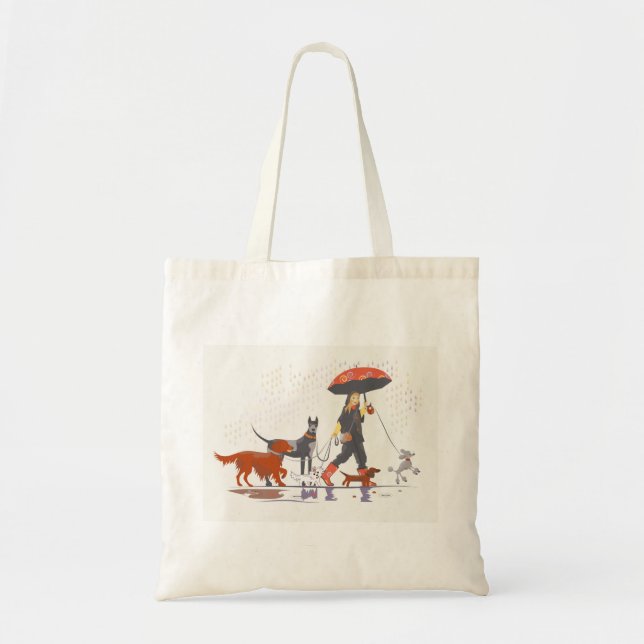 Bolso De Tela Paseo feliz (Frente)