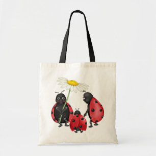 Bolso De Tela Paseo por la familia Ladybug