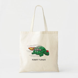 Bolso De Tela Paseo salvaje en jetpack de la tortuga