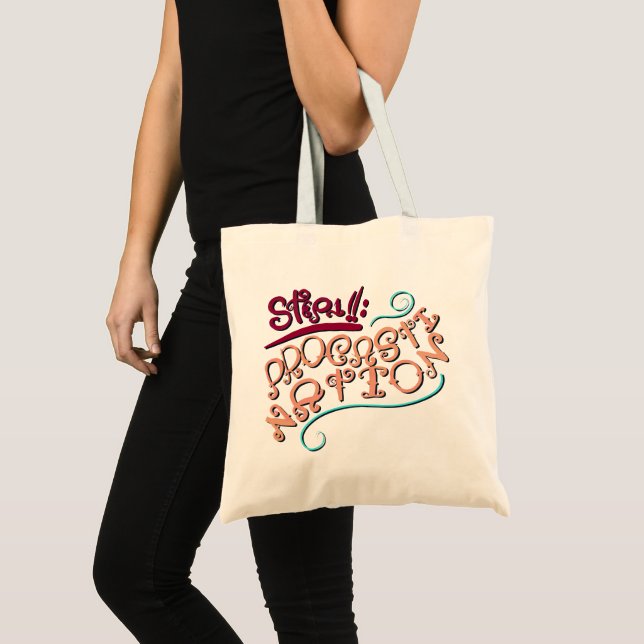 Bolso De Tela Paso 1: Procrastinación (Anverso (producto))