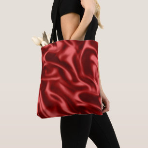 Bolso De Tela Passion Red Romantic Faux Satin