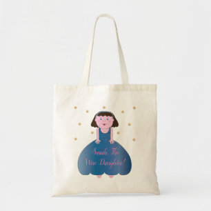 Bolso De Tela Passover Tote Bag "La hija sabia"