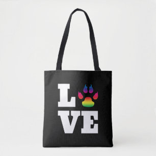 Bolso De Tela Pasta arcoiris