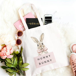 Bolso De Tela Pastel Bunny "Hunny Bunny" Semana Santa