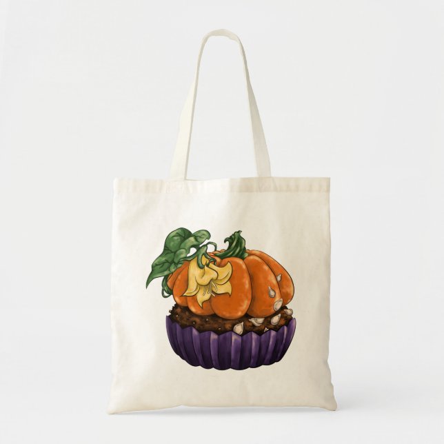 Bolso De Tela Pastel de calabaza (Frente)