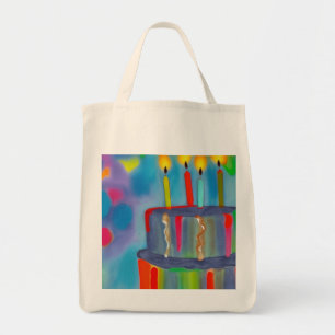 Bolso De Tela Pastel de cumpleaños