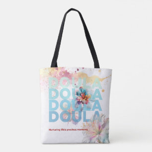 Bolso De Tela Pastel Doula Partera Nacida de parto