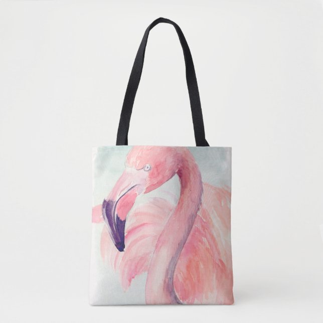 Bolso De Tela Pastel Flamingo
