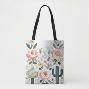Bolso De Tela Pastel Floral Fiesta