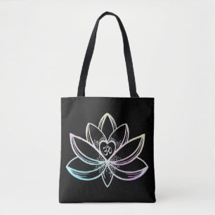 Bolso De Tela Pastel Loto 