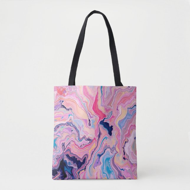 Bolso De Tela Pastel Marble Dream