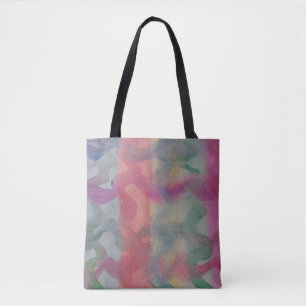 Bolso De Tela Pastel Resumen Arte