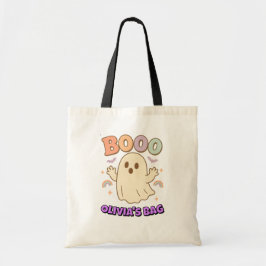 Bolso De Tela Pastel Retro Ghost Boo Halloween Spookeen Vibes
