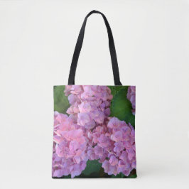 Bolso De Tela Pastel rosa Hortensia hidrangea flor