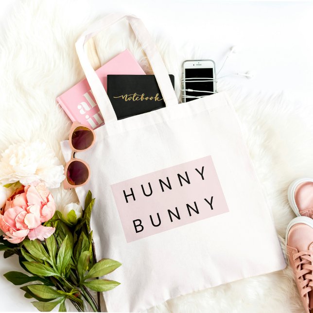 Bolso De Tela Pastel rosa "Hunny Bunny" Semana Santa (Subido por el creador)