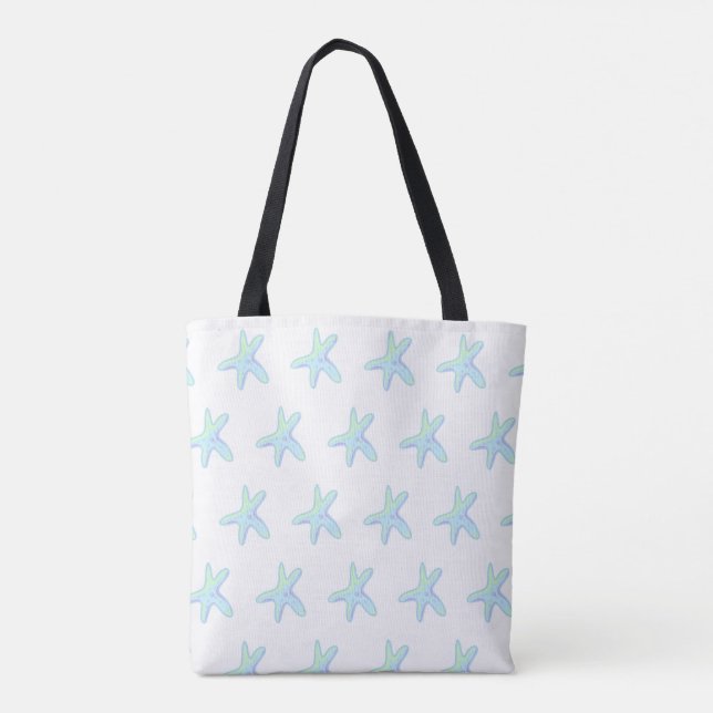 Bolso De Tela Pastel Starfish (Reverso)