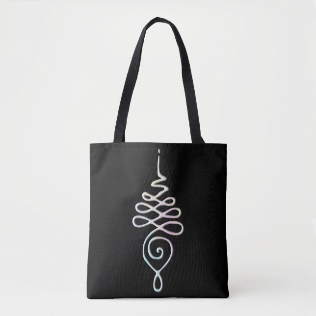 Bolso De Tela Pastel Unalome (Anverso)