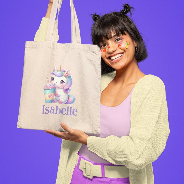 Bolso De Tela Pastel Unicorn (Subido por el creador)