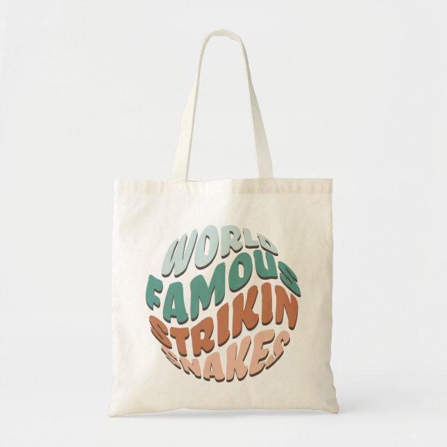 Bolso De Tela Pastel World Famous Tote Bag (Frente)