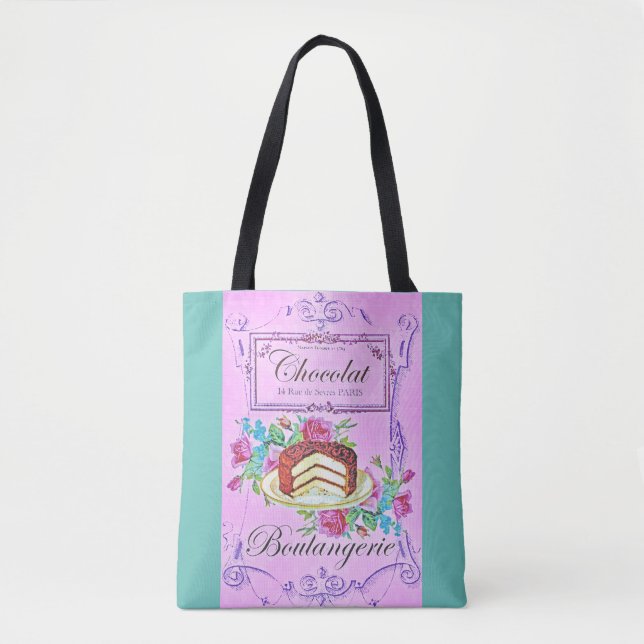 Bolso De Tela Pastelería de chocolate victoriana (Anverso)