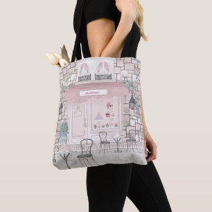 Bolso De Tela Pastelería de té de fantasía en acuarela personali