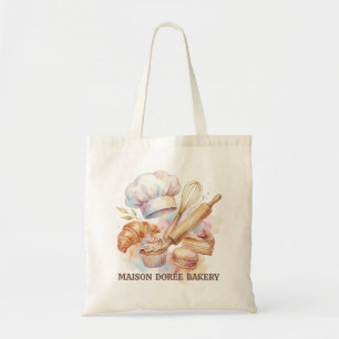 Bolso De Tela Pastelería Tienda Pastelero Postre Dulces Torta Pa
