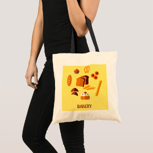 Bolso De Tela Pasteles de pan con temas de panadería y dulces